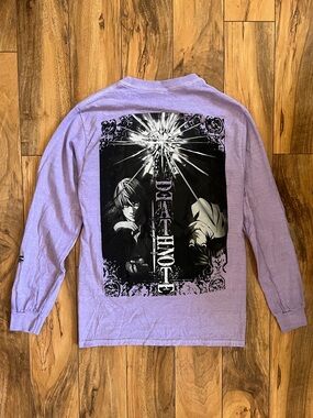Death Note L Light Ryuk Damask Frame Long Sleeve Shirt